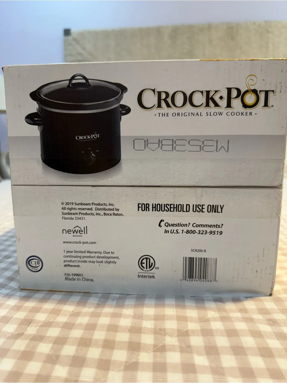 Crock-Pot Classic 2 Qt Slow Cooker SCR200-B Black Brand New Sealed Box